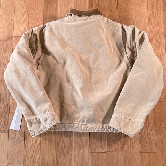 Elwood Petrol Workwear Cropped Jacket Khaki Tan Adult Medium NWT - Picture 2 of 8